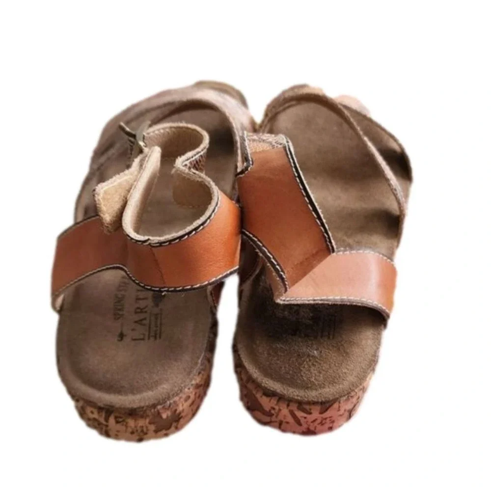 L'ARTISTE CHRISTINA ANKLE‎ STRAP SANDAL snakeskin size 41 new 10.5 US